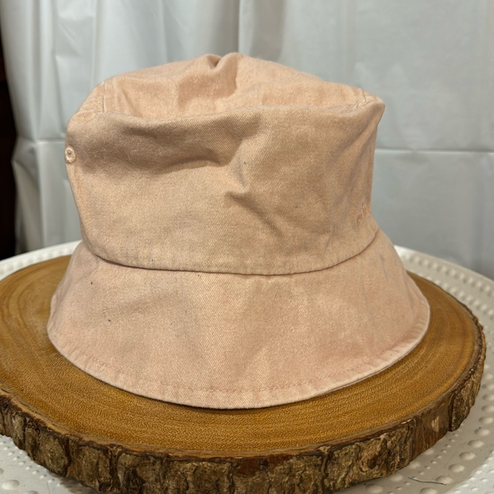 Ponyflo - Ponytail Bucket Hat - Adjustable - OS - Pink